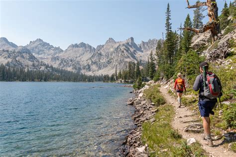 Lake hikes .